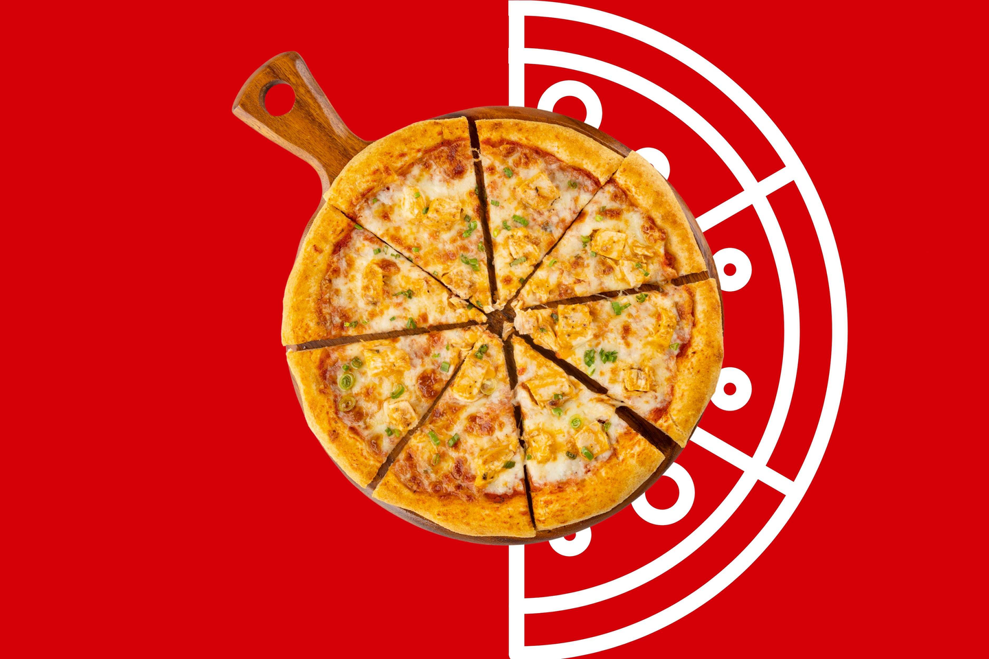 Dynamite Chicken Pizza Large