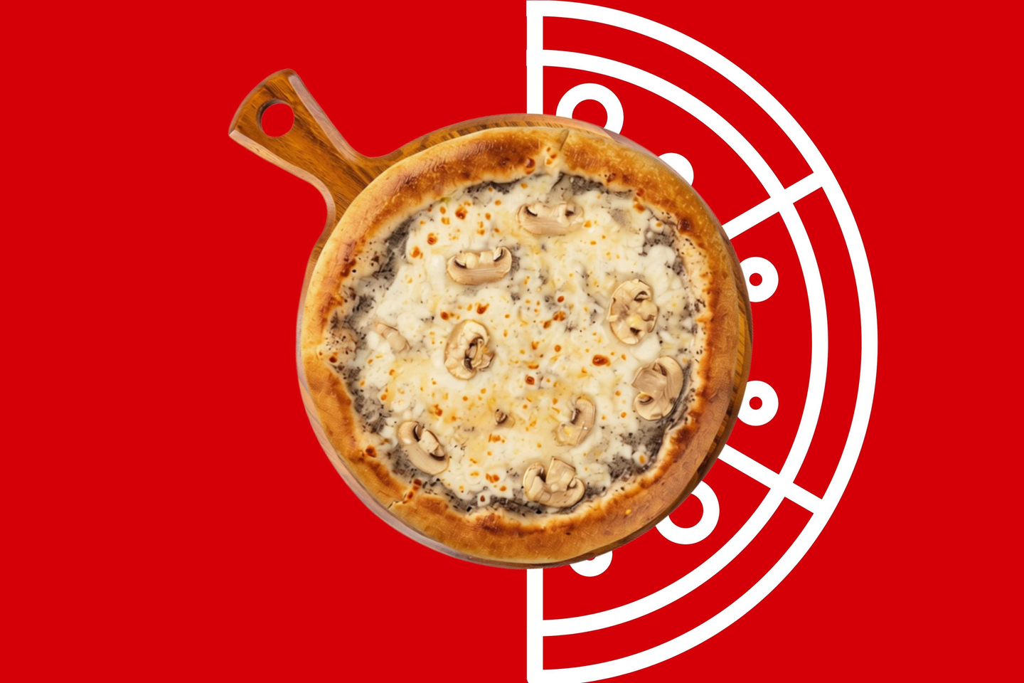 Truffle & Funghi Pizza Large