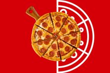 بيتزا بيبروني بالعسل الحار - كبيرة