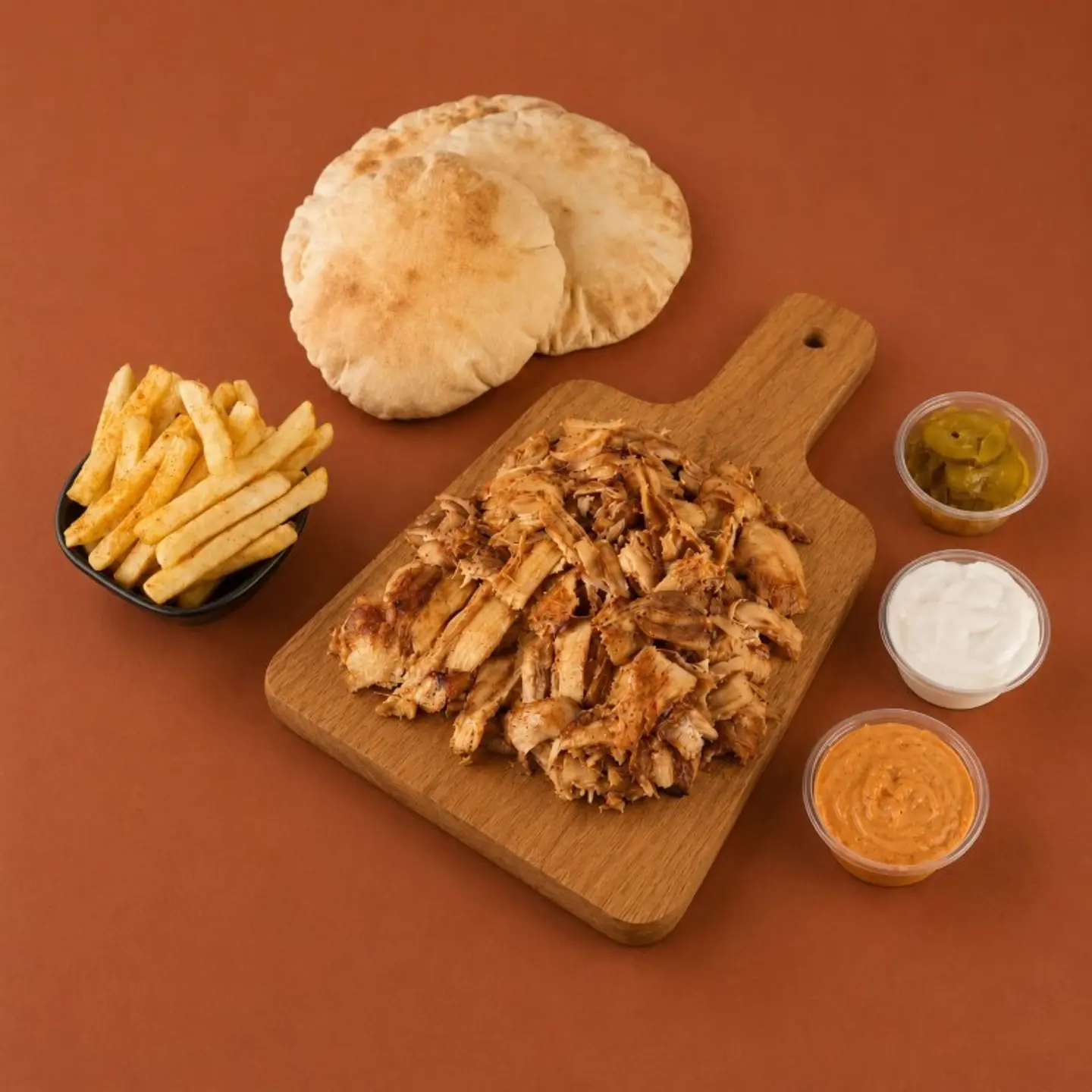 Half Kilo Chicken Shawarma Mega Feast