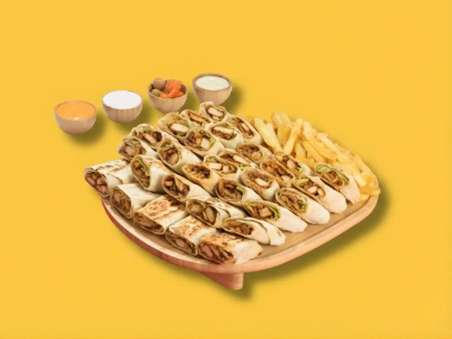 Arabic Chicken Shawarma Box Party 30 Pcs