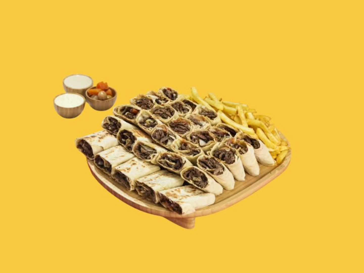 Arabic Beef Shawarma Box Party 30 Pcs
