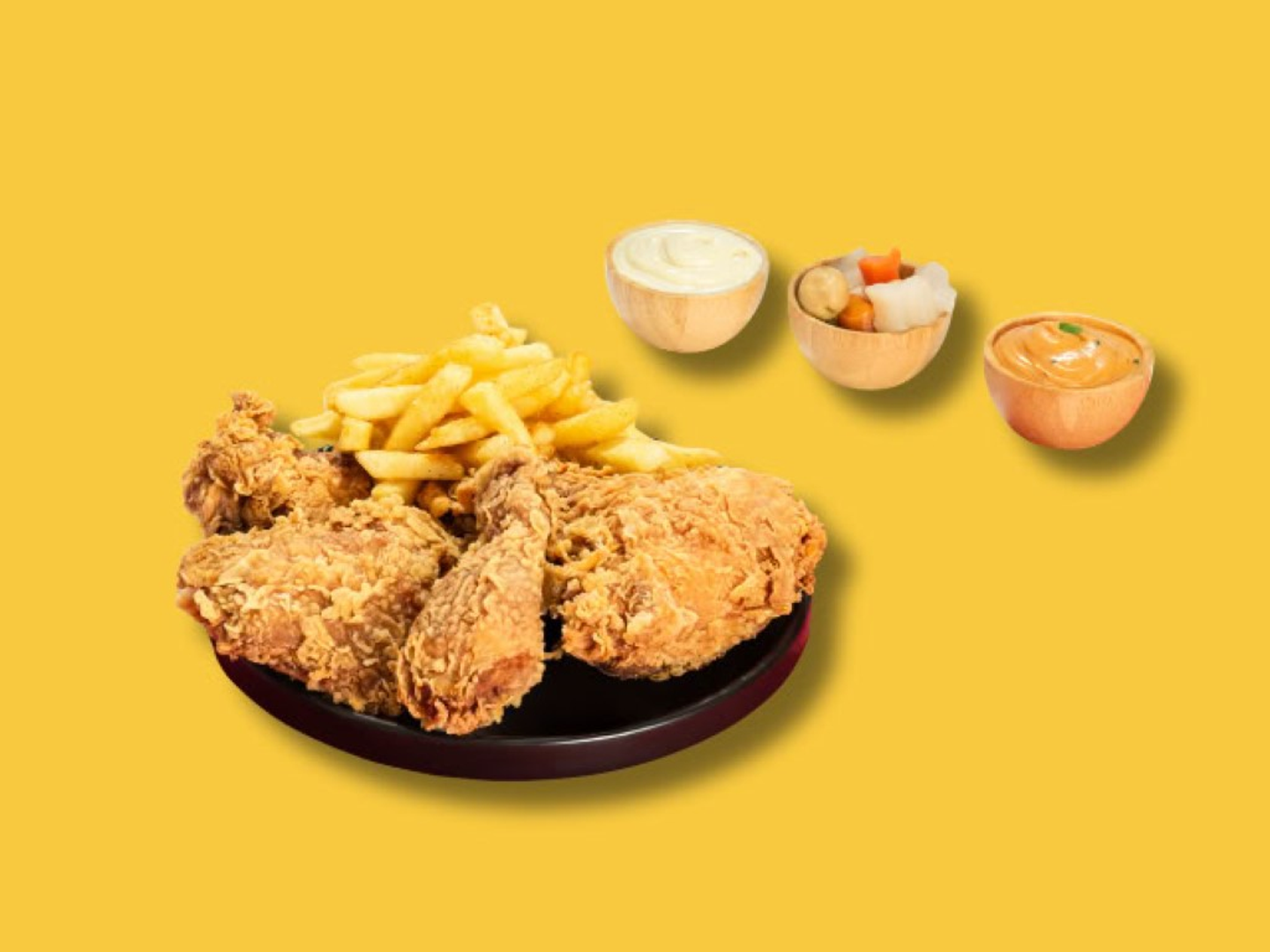 Spicy Broasted Chicken Power Meal