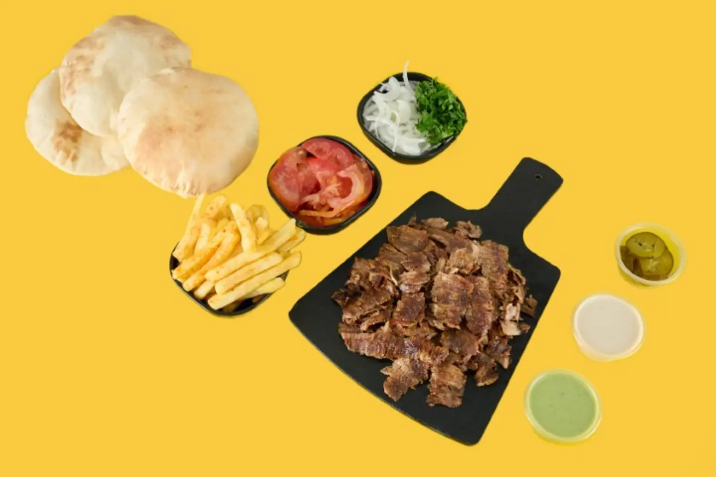 Half Kilo Beef Shawarma Mega Feast