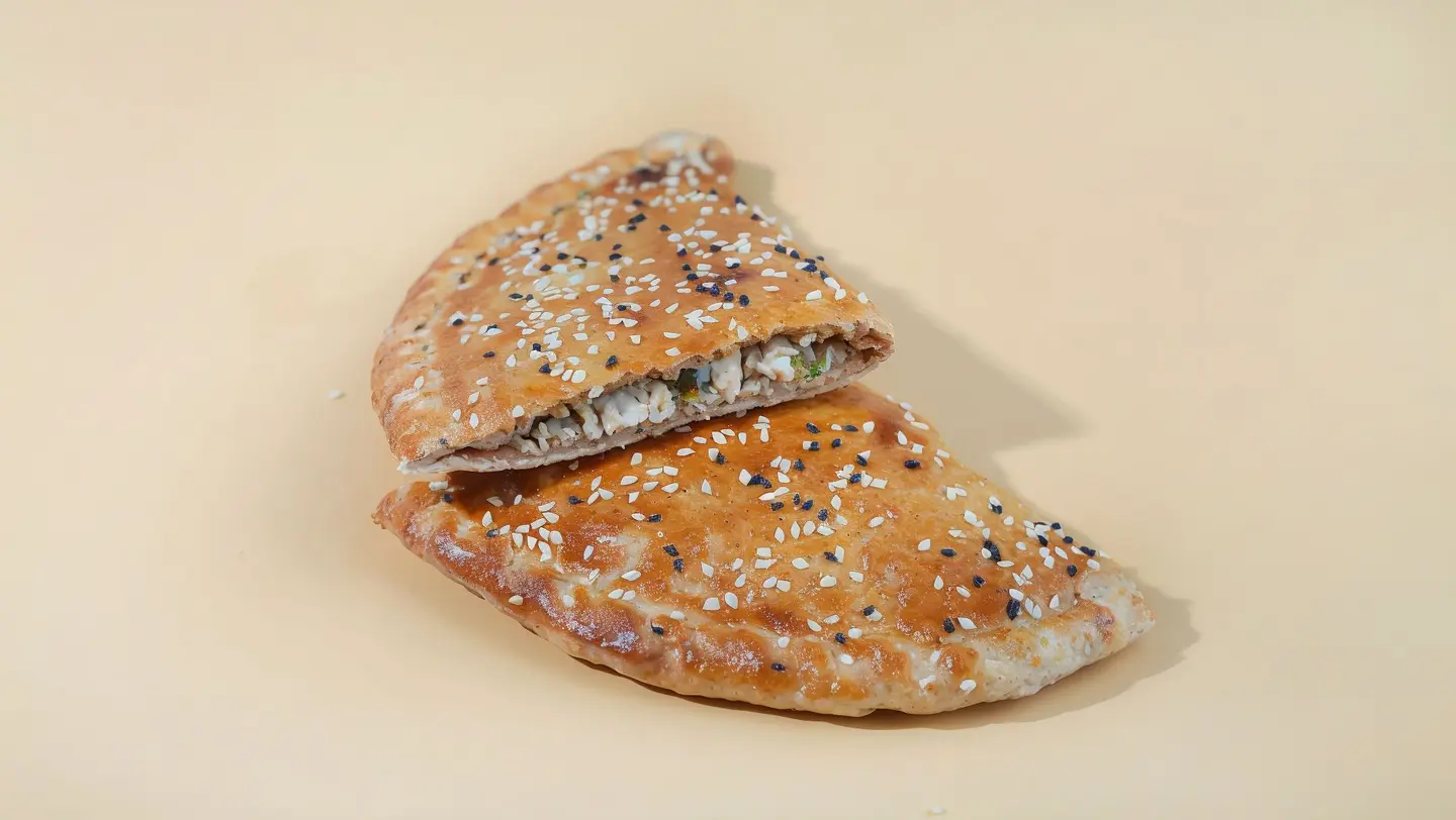 Halloumi With Mint Brown Flour