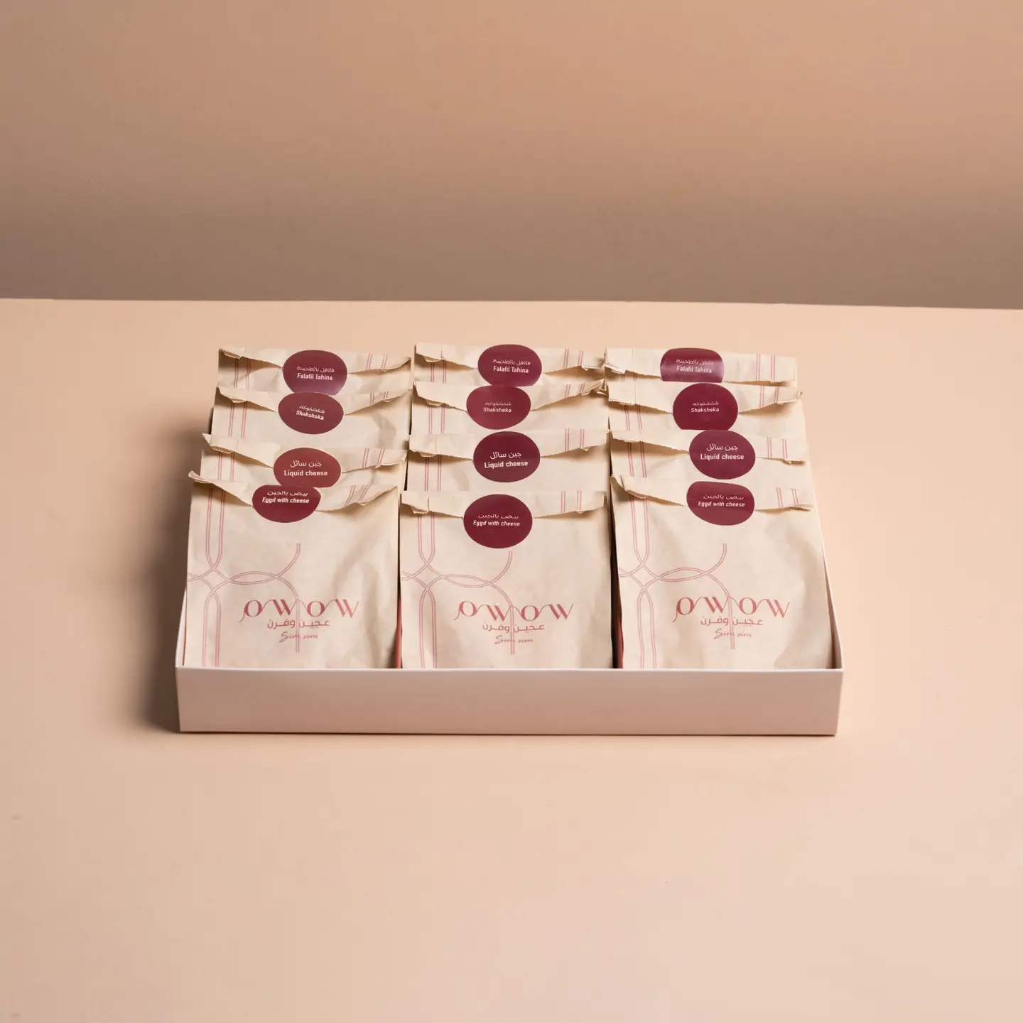 بوكس ساندوتشات فطور سمسم 12 حبة