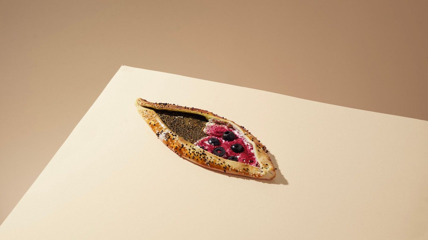 Manousha Zater And Labneh