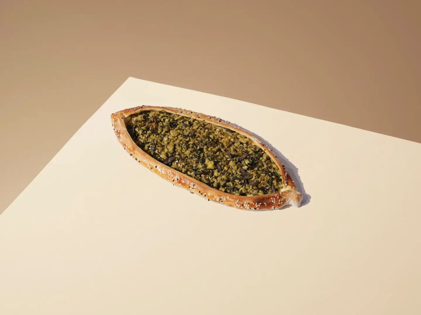 Manousha Egg With Mushroom And Spinach