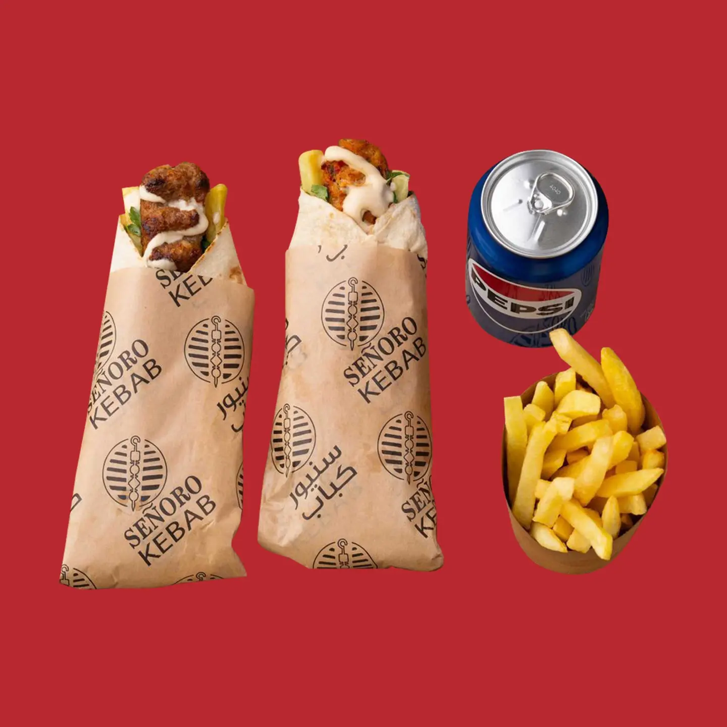 Package (2 Sandwiches + Pepsi + Fries)