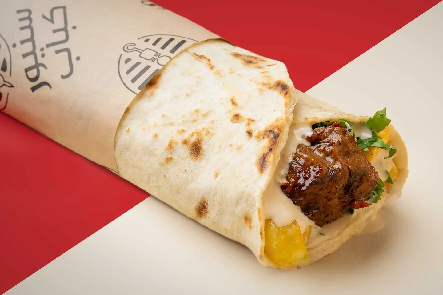 اوصال لحم ساندويتش