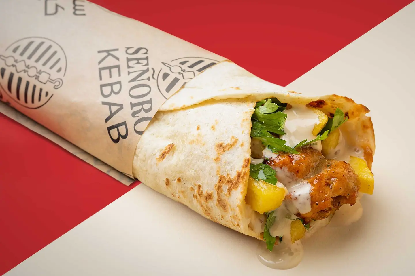 كباب دجاج ساندويتش