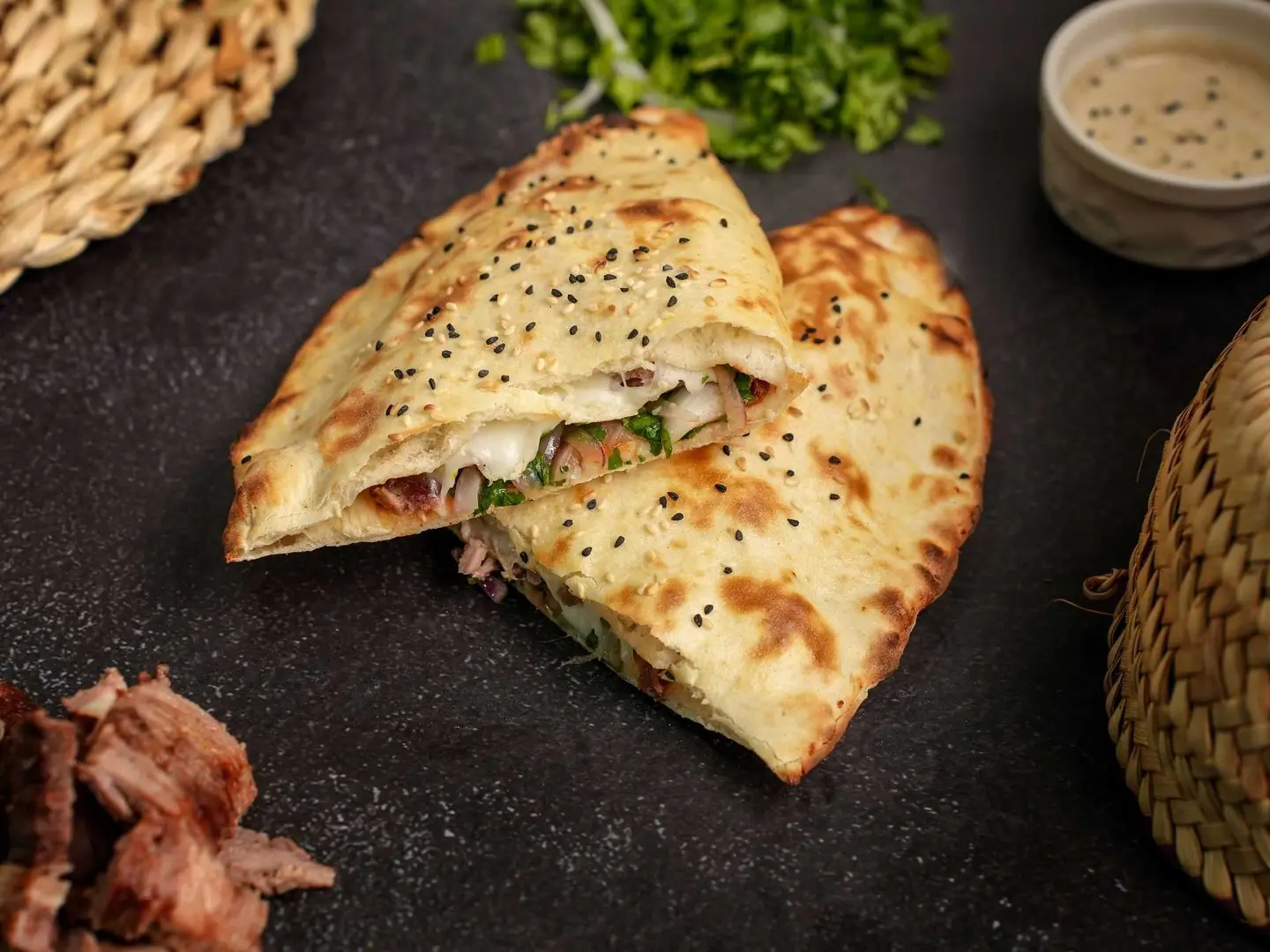 فطيرة الشاورما