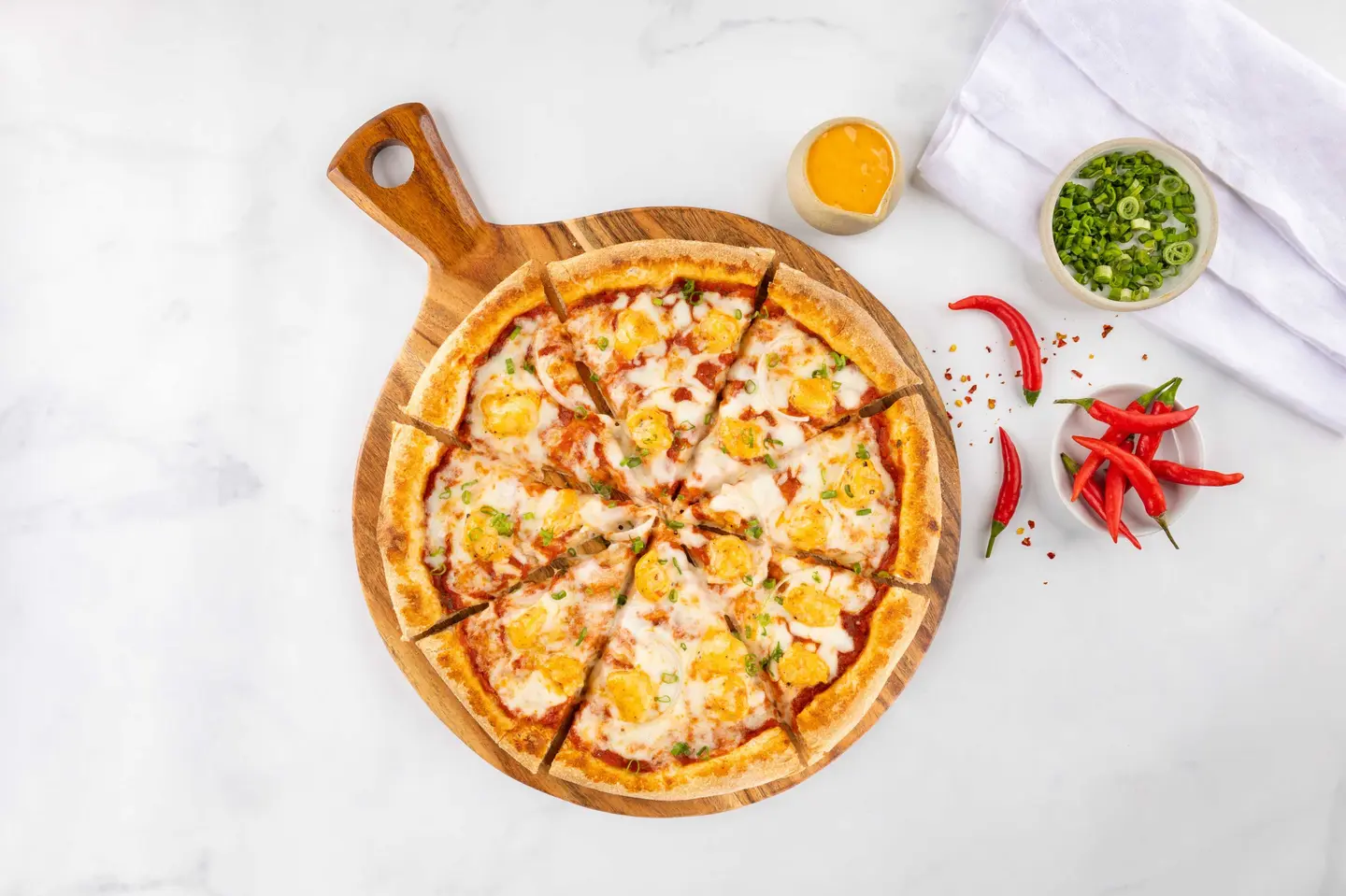 Dynamite Shrimp Pizza Large