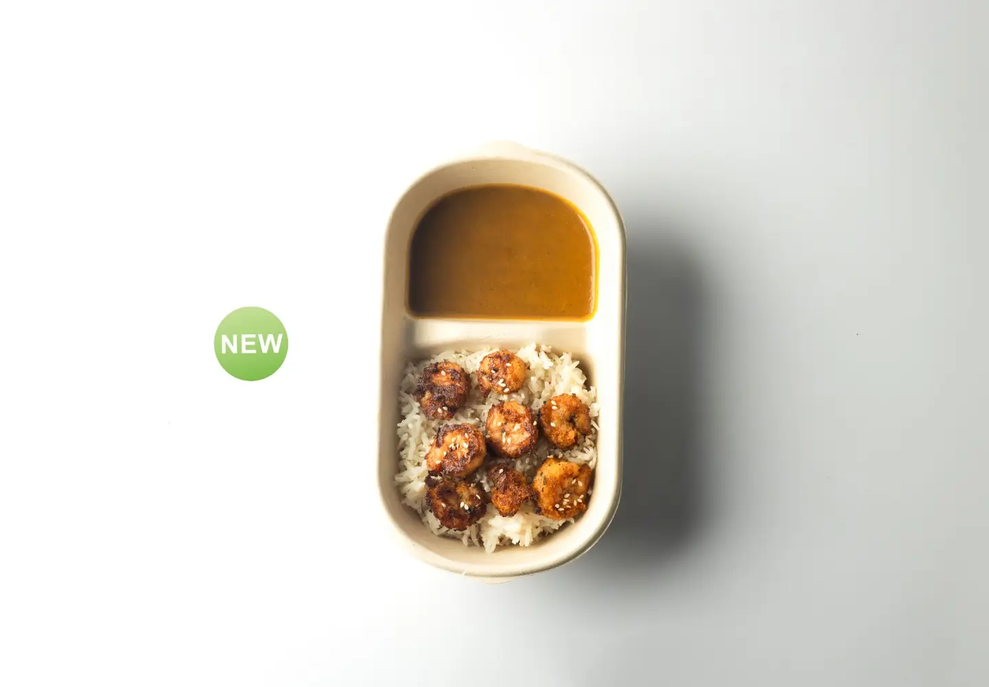 طبق روبيان بالكاري الذهبي