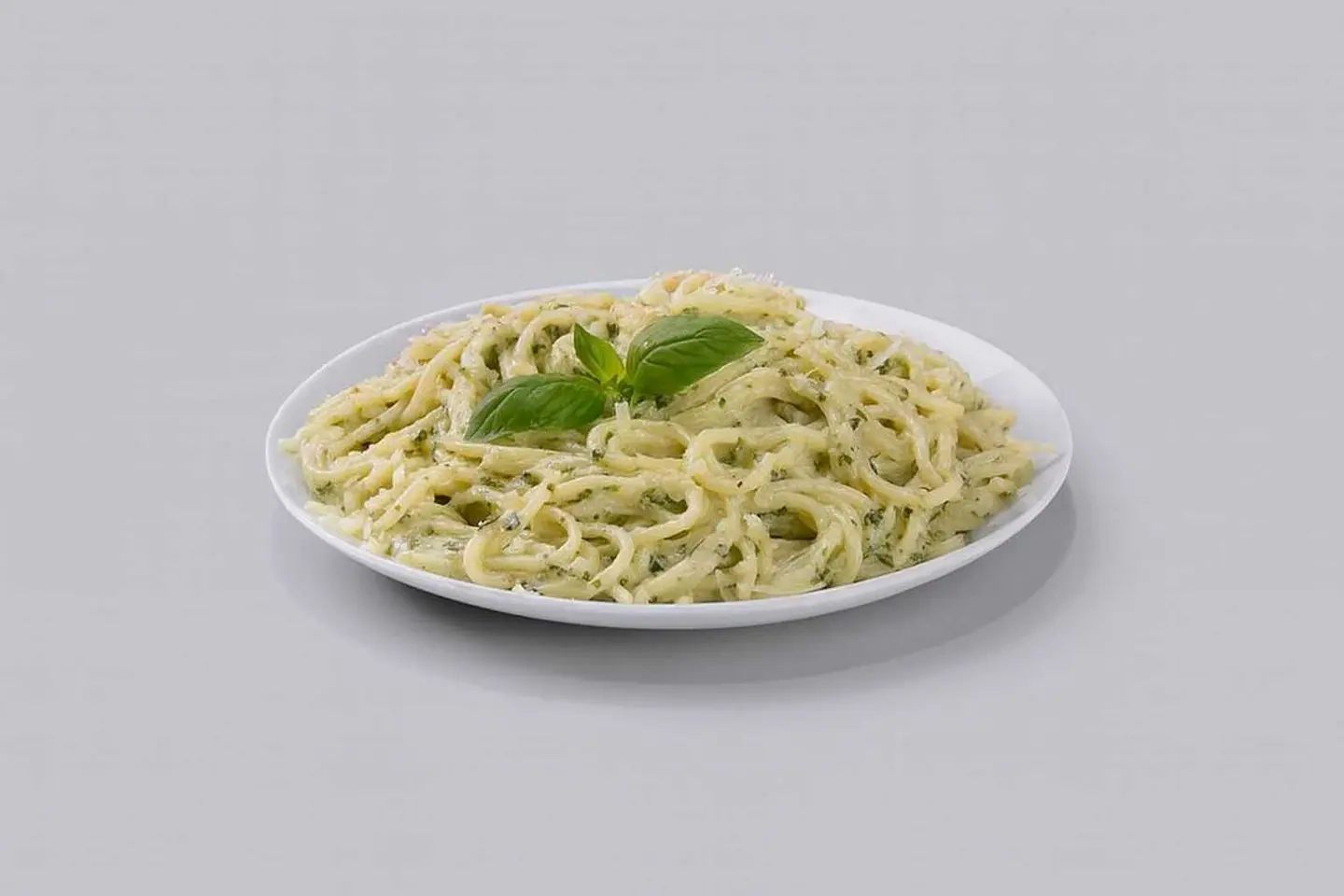 Creamy Pesto Spaghetti