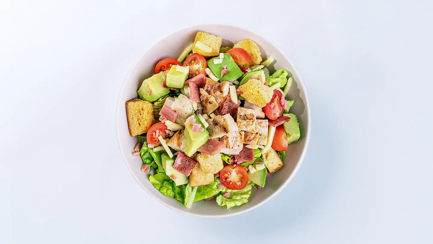 Avo & Chicken Caesar Salad