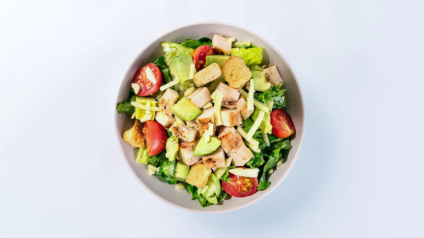 Kale & Chicken Caesar Salad