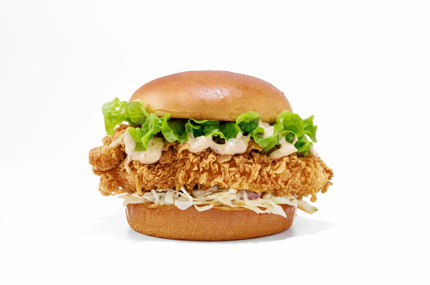 برجر الدجاج المقرمش