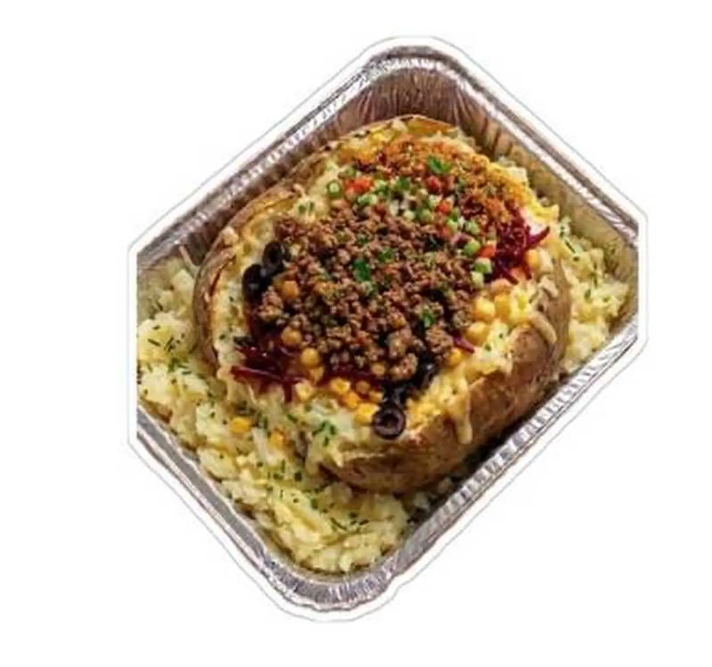 Roasted Potato Meat With Veg L