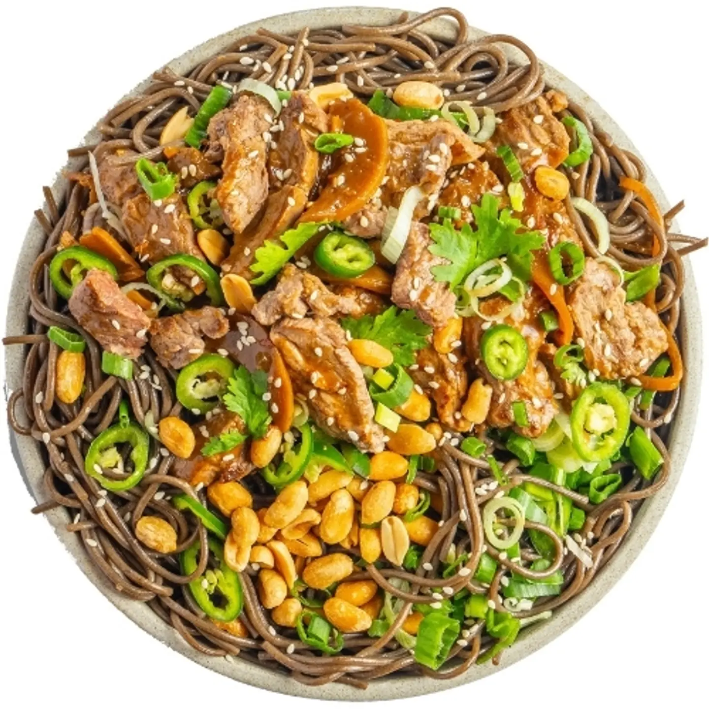 Spicy Asian Beef Noodles