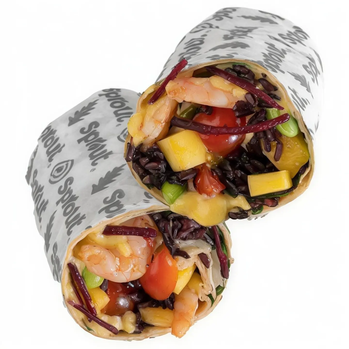 Lime Cilantro Shrimp Wrap