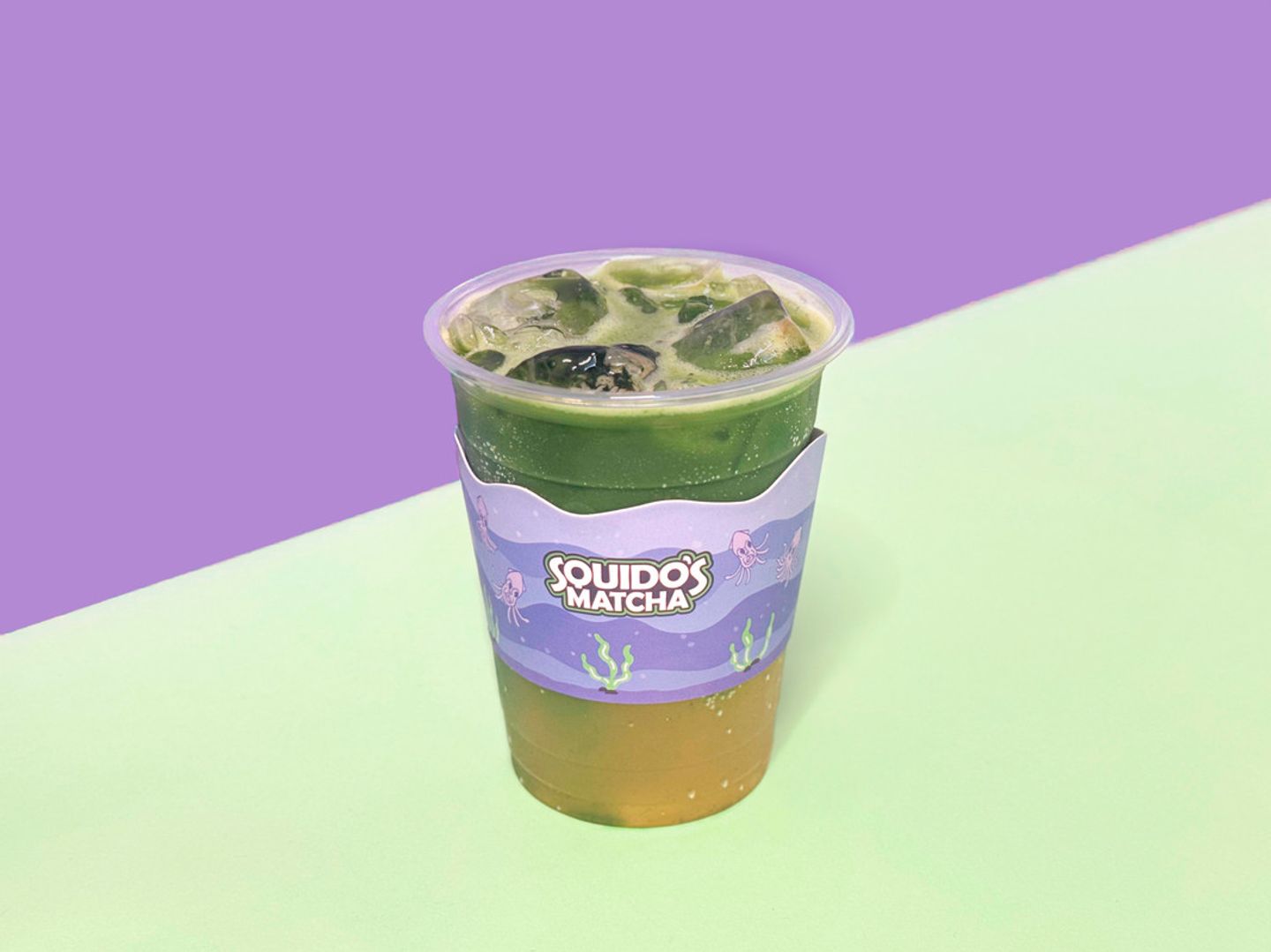 Matcha Fizzy Peach