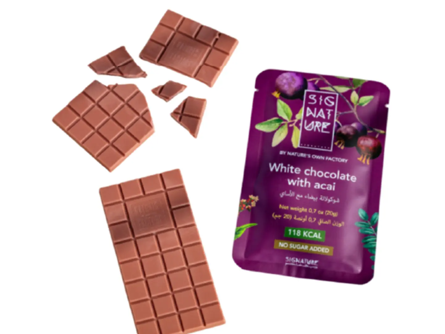White Chocolate With Acai