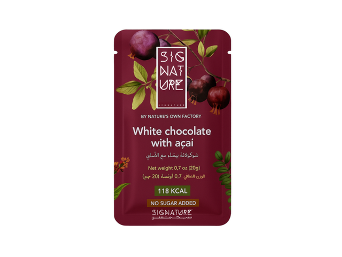 White Chocolate With Acai