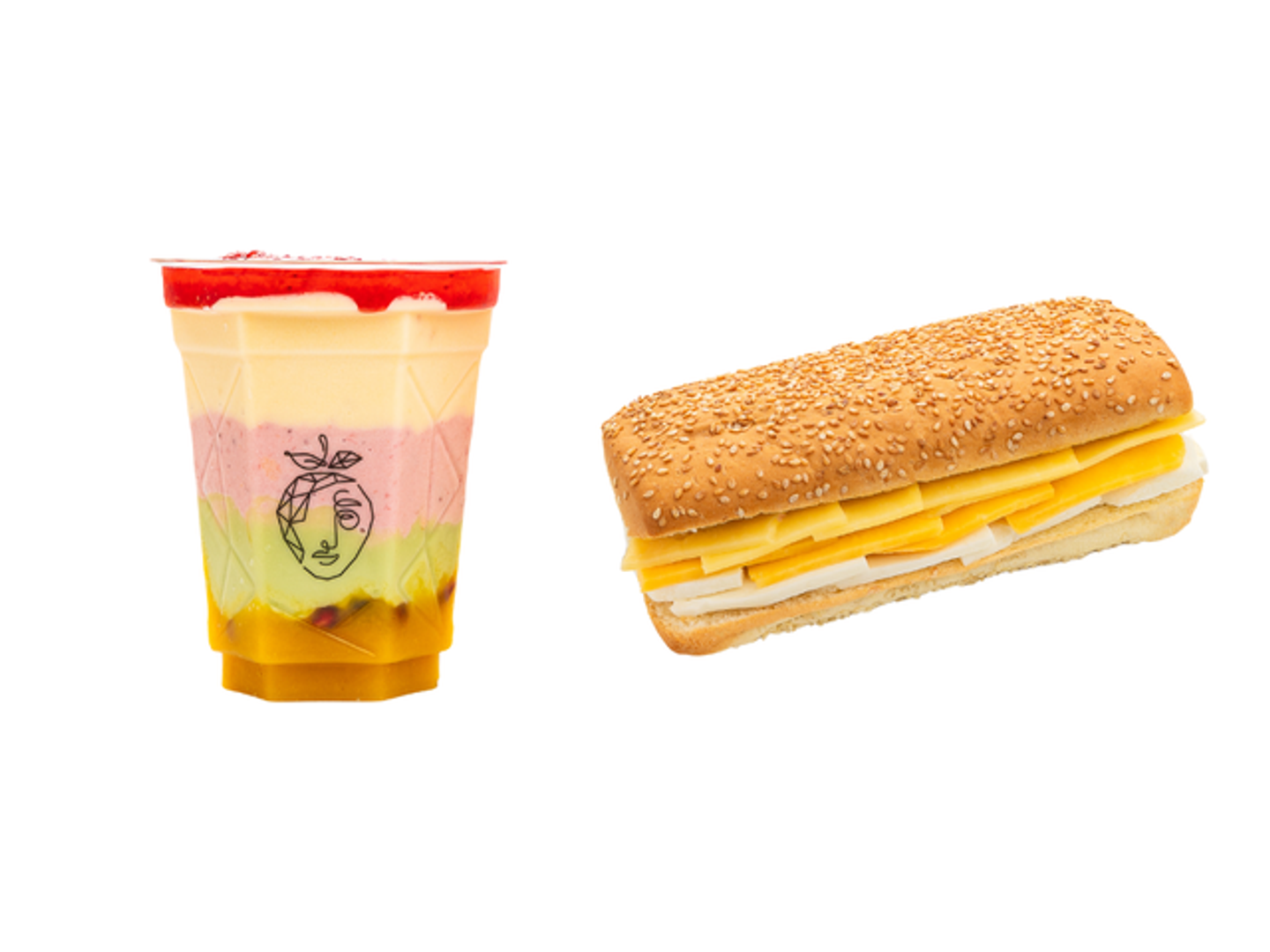 Combo Jumbo Cheese Party Sandwich With Any Drink