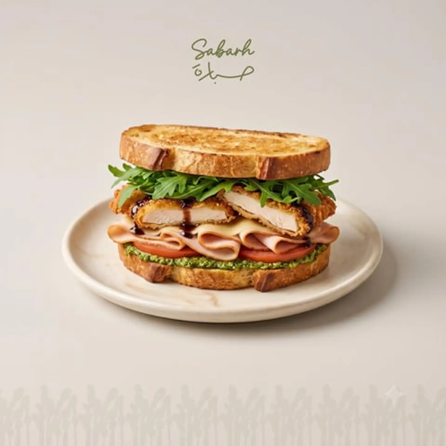 Chicken Katsu & Smoked Turkey Sandwich