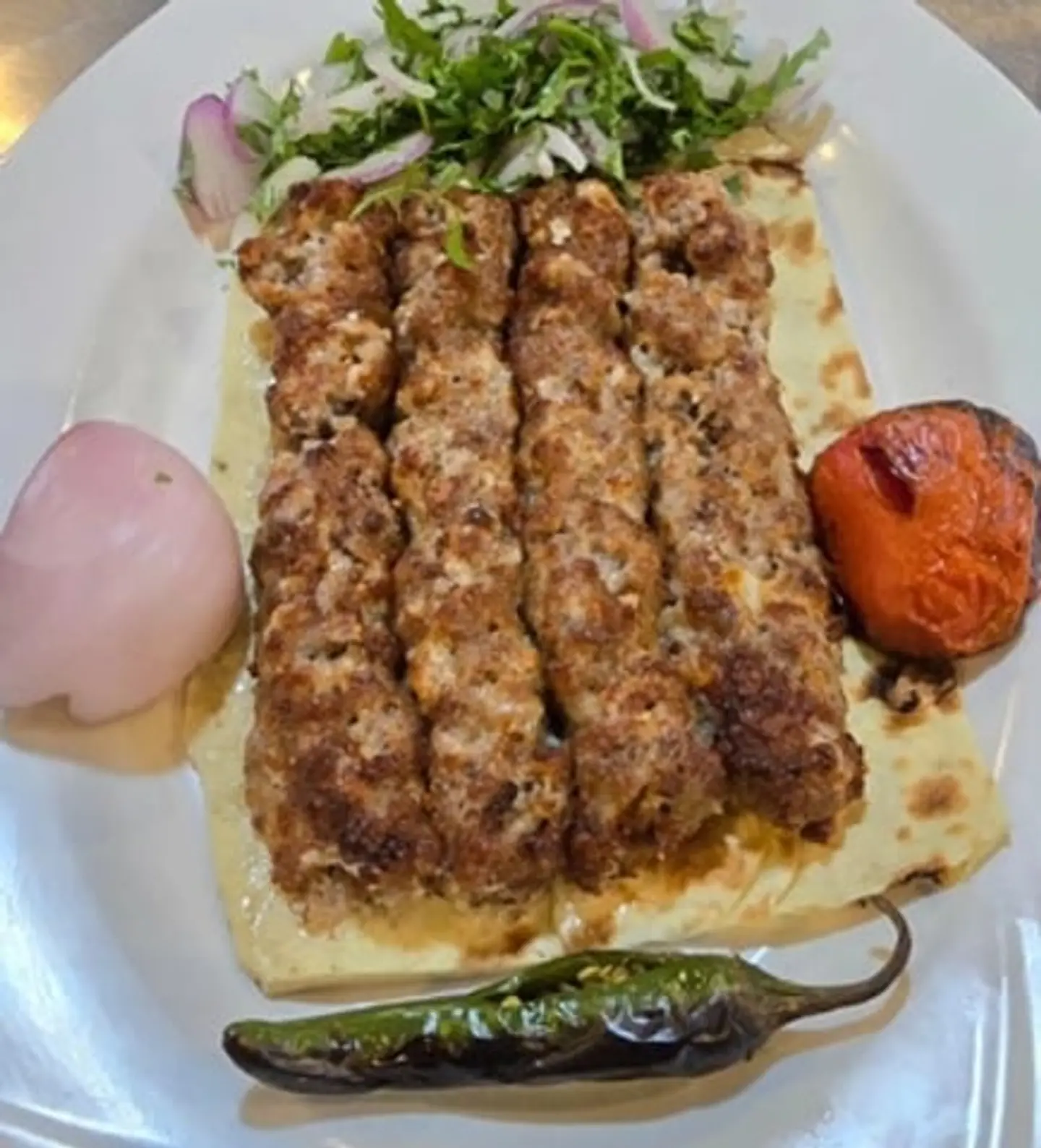 Meat Kebab With Cheese