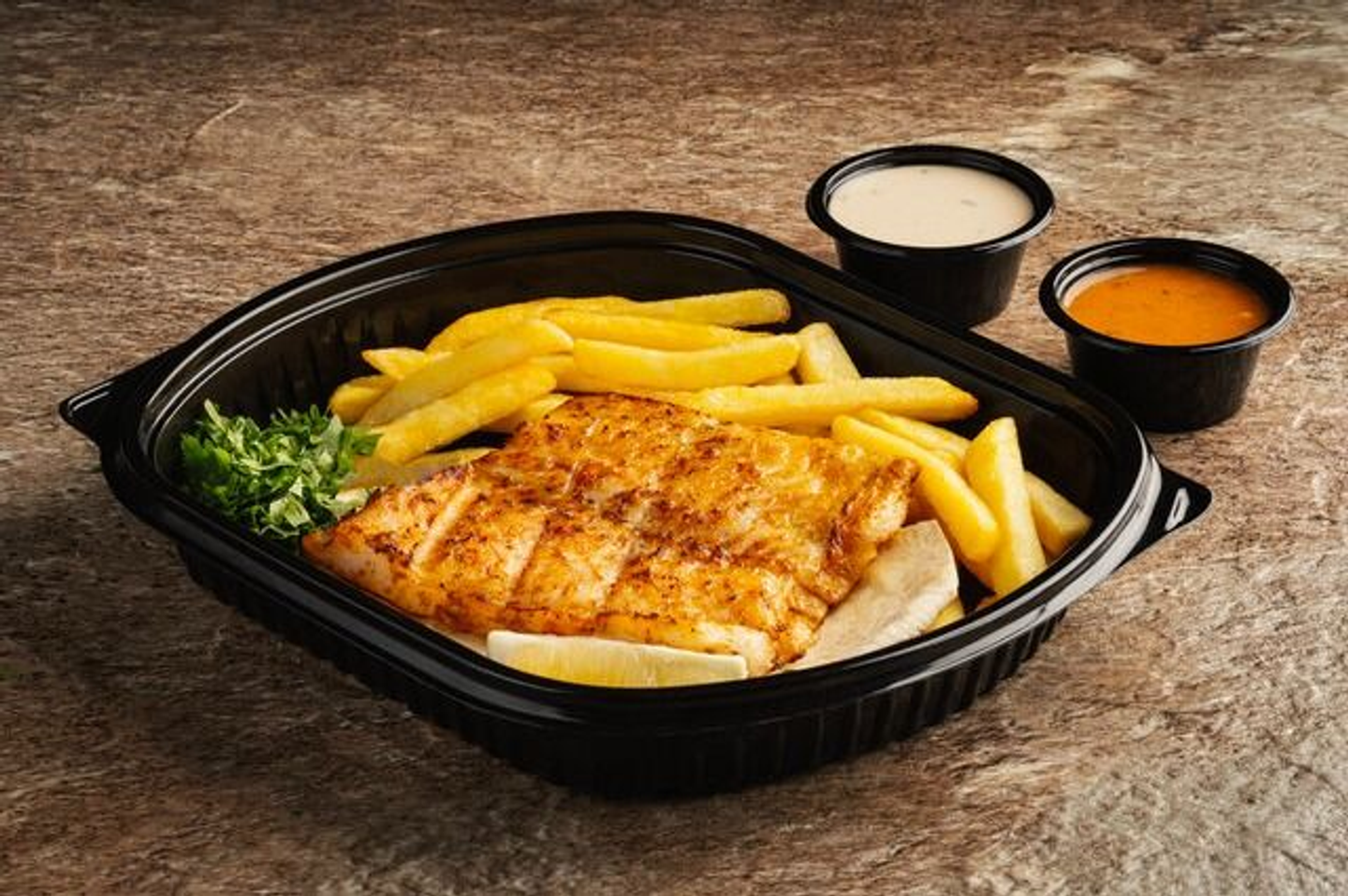 Grilled Hammour Fillet Steak