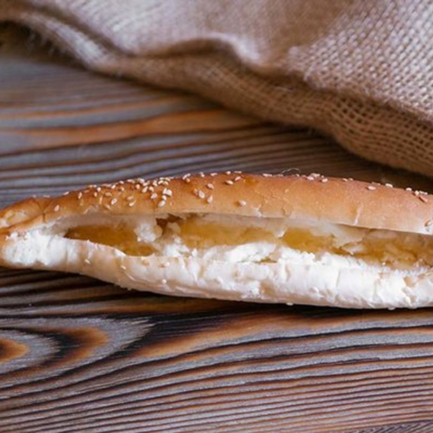 Samoli Sandwiches With Honey And Cheese
