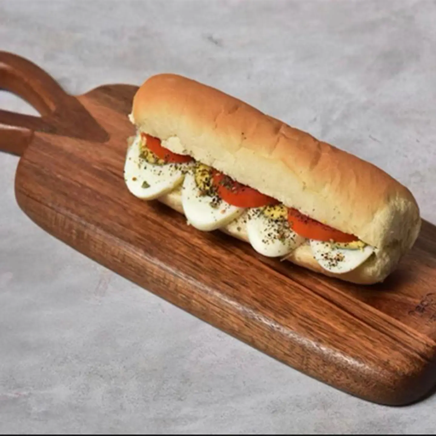 Samoli Sandwiches With Boiled Eggs