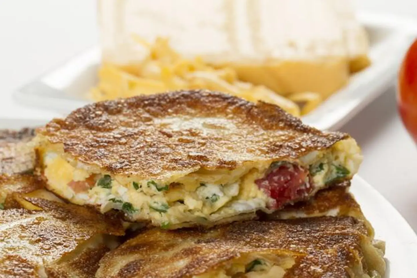 Cheddar Cheese And Vegetable Mutabbaq