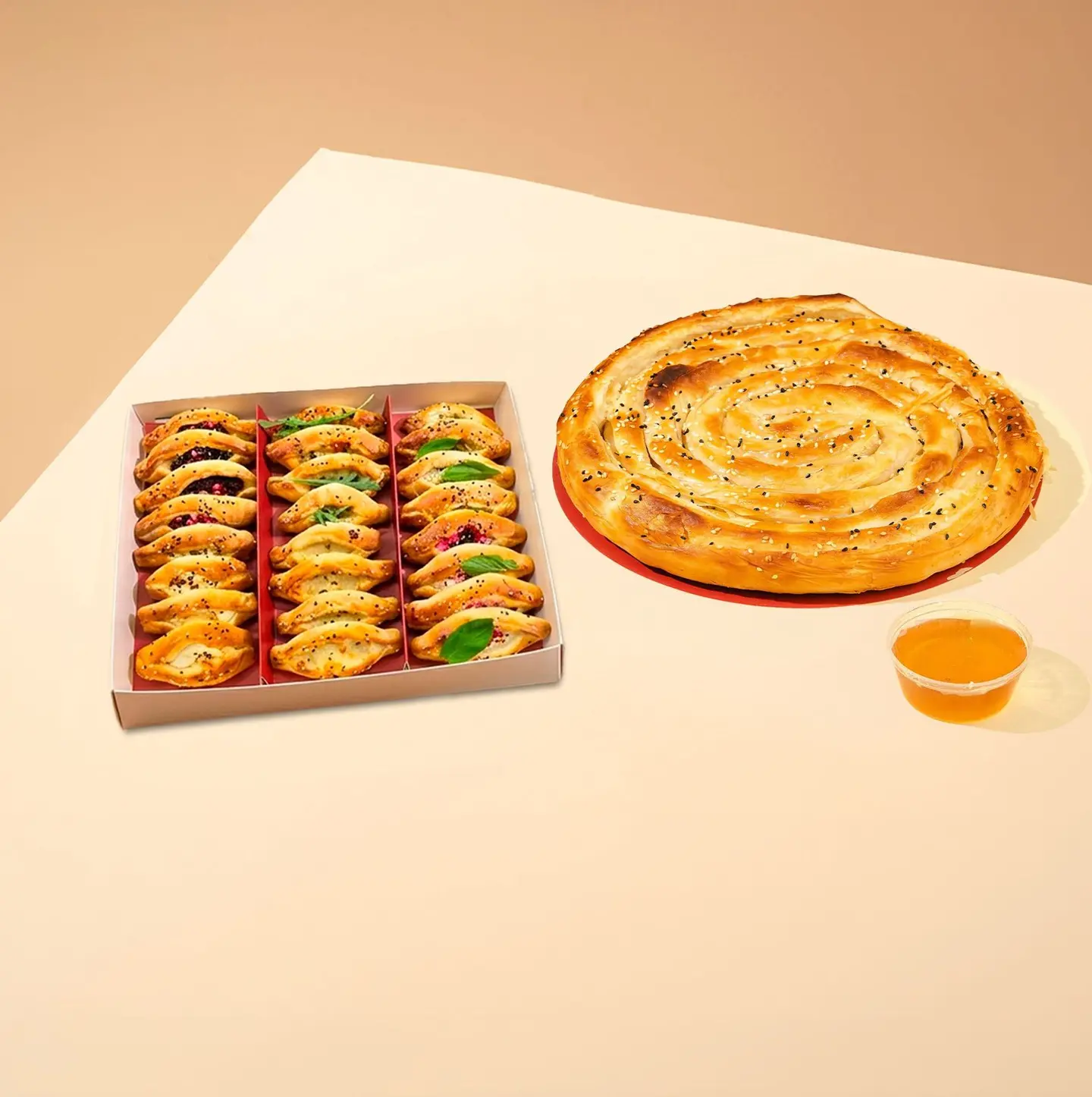 Mini Manakish 24 + Cheese Borek