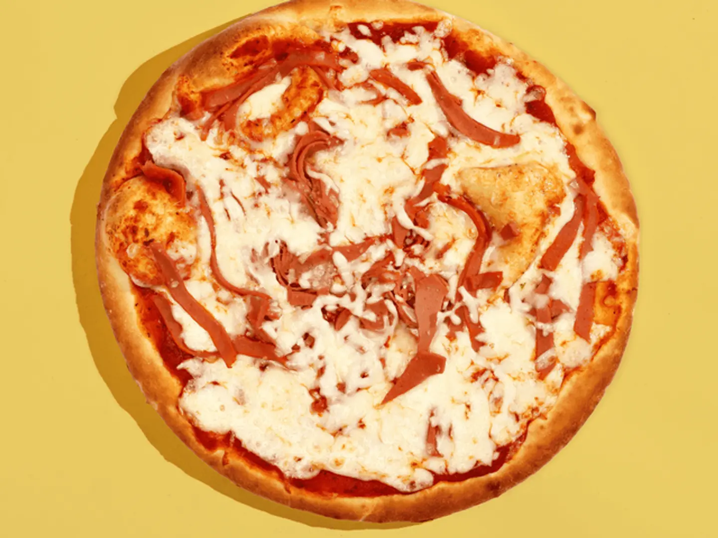 Mortadella With Cheese And Tomato Sauce