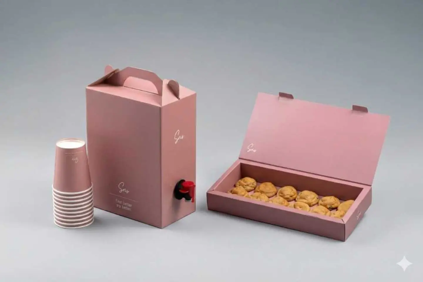 بوكس قهوة ٢ لتر + بوكس كوكيز ١٢ قطعة