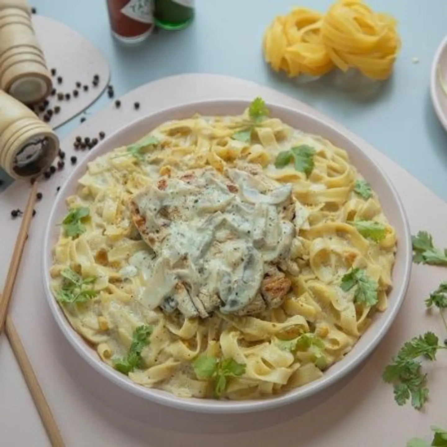 فيتوتشيني الدجاج المشوي