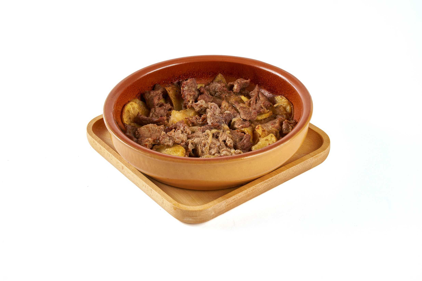 Meat Slices And Potatoes