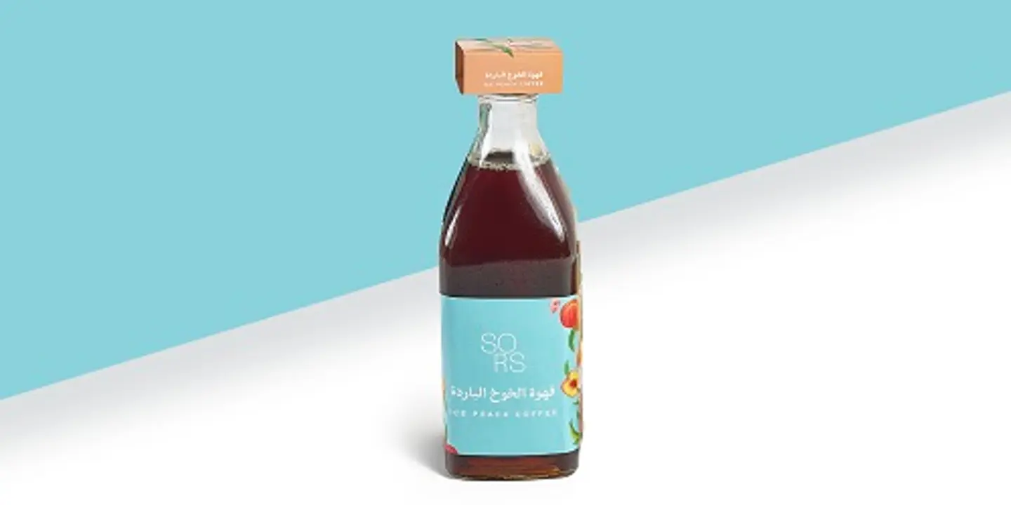 Ice Peach Coffee Bottle