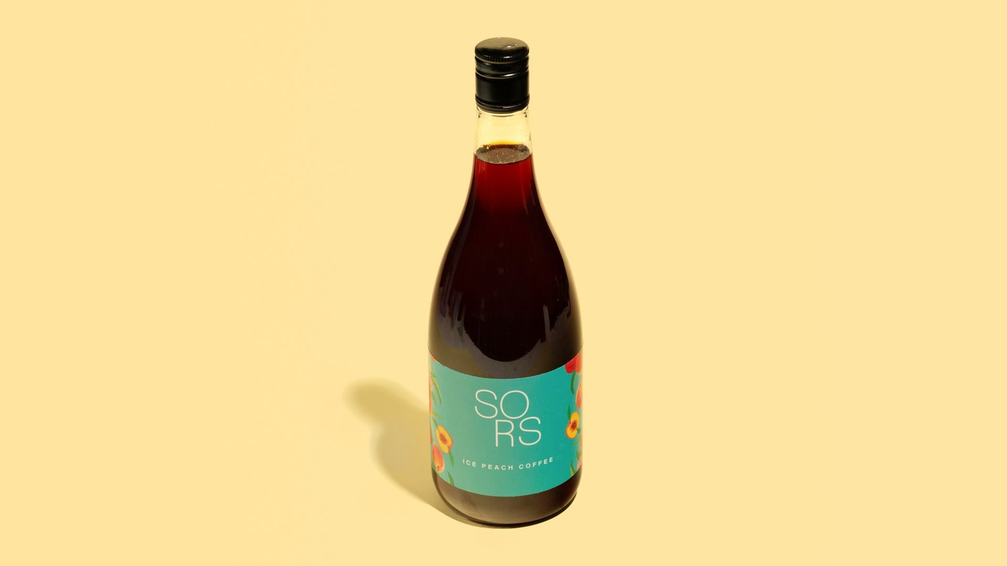 Ice Peach Coffee Bottle