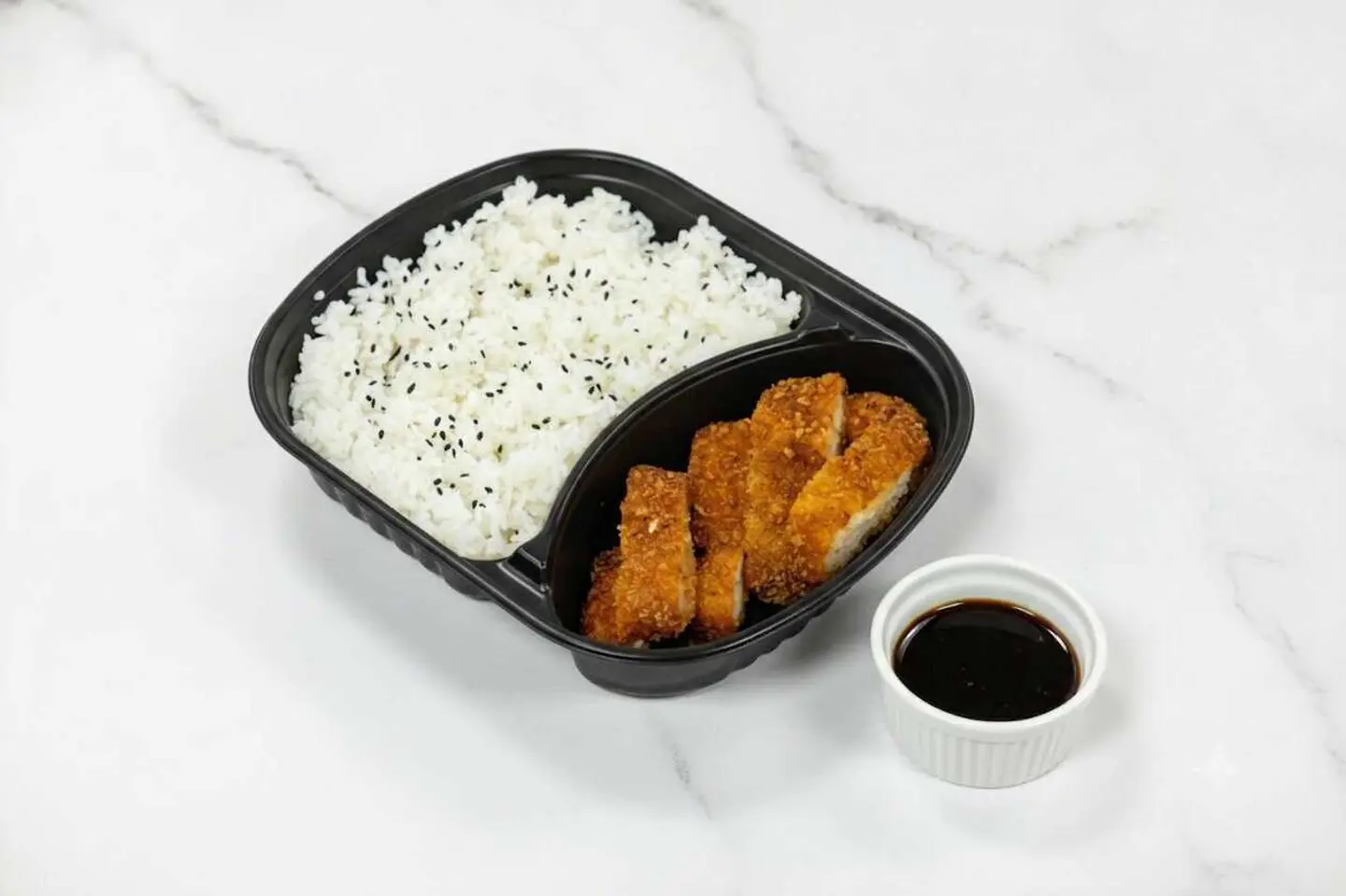 صدر دجاج مقلي مع أرز