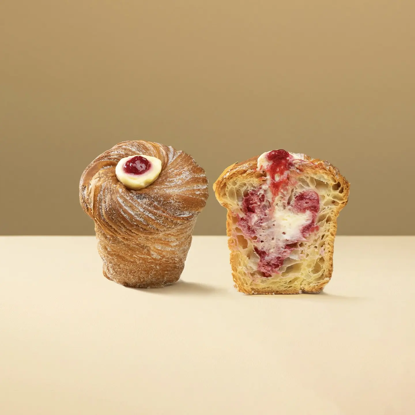 Raspberry Cruffin