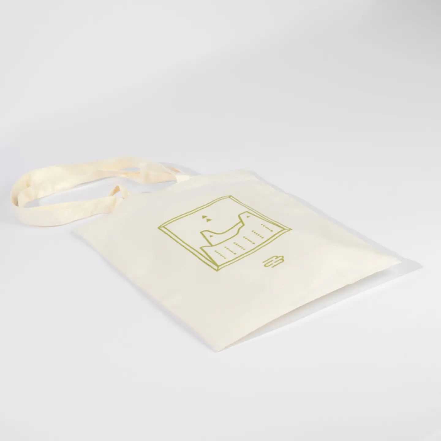 Black Stamp Tote Bag