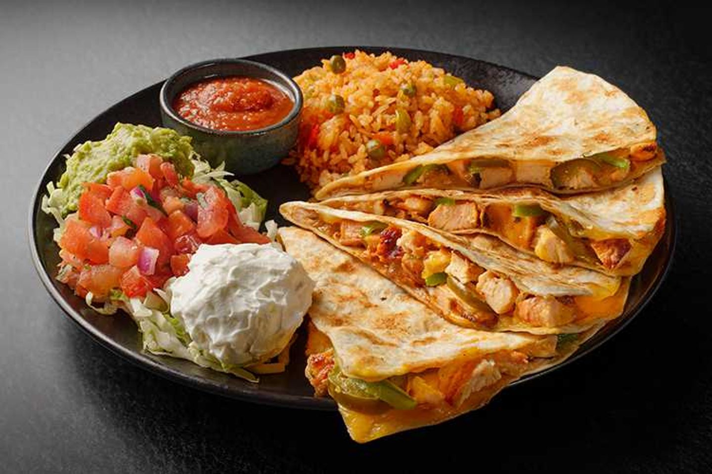 Fire Grilled Chipotle Steak & Chicken Quesadillas