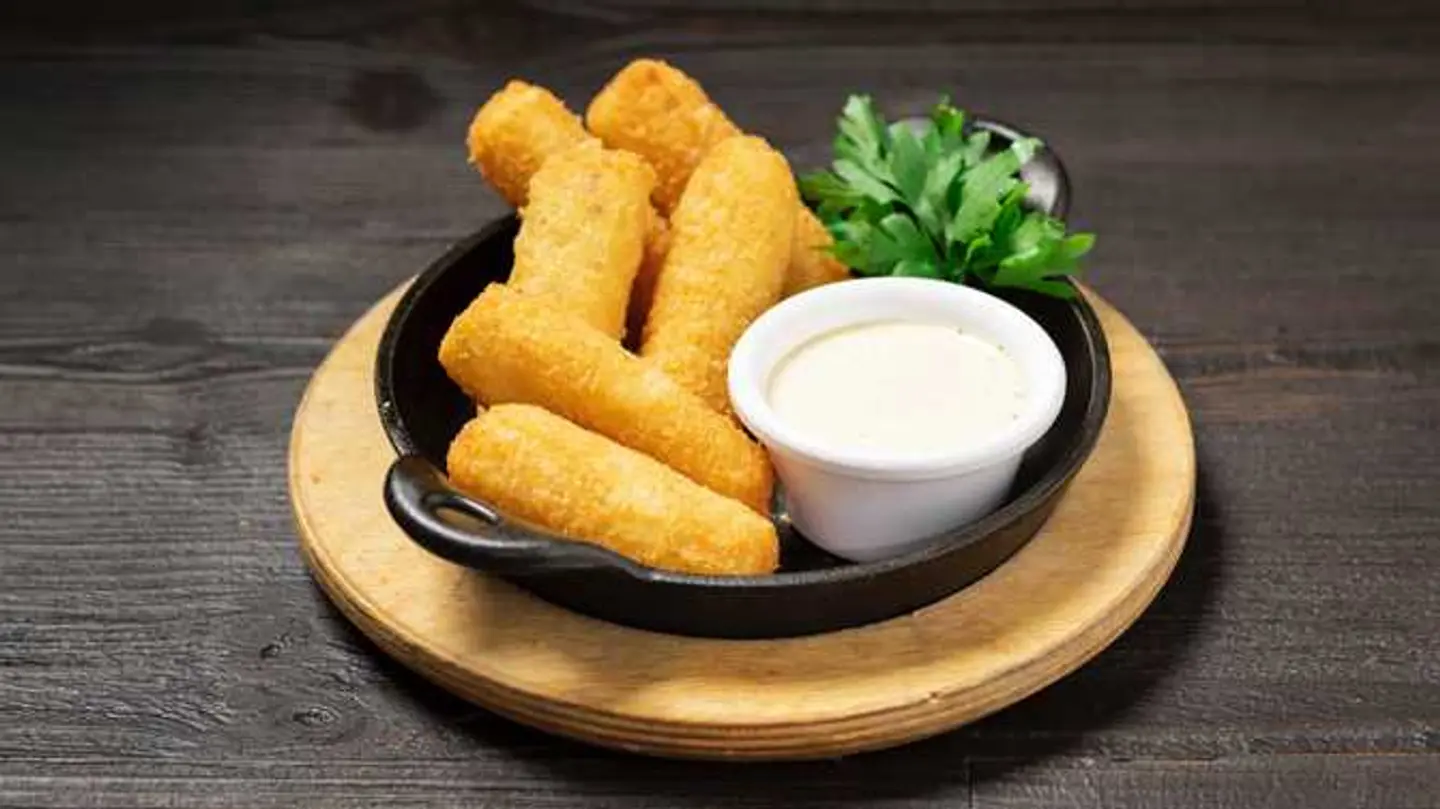 Breaded Mozzarella Sticks