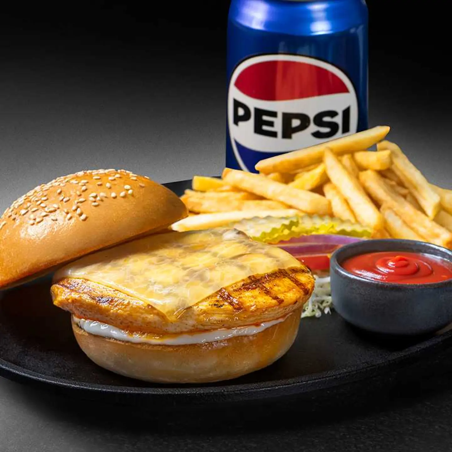 Blackened Chicken Sandwich (Meal)