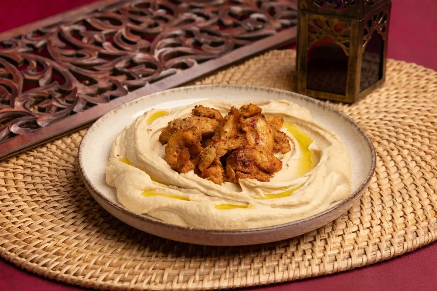 حمص بشاورما الدجاج