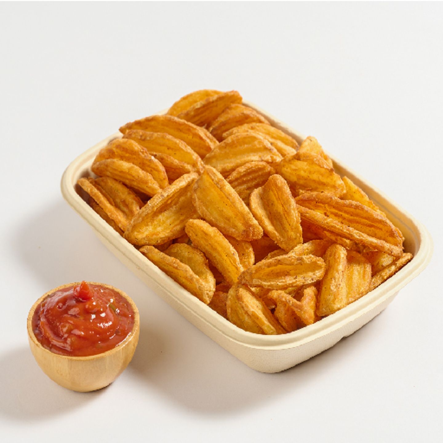 Crisper Fries With Salsa